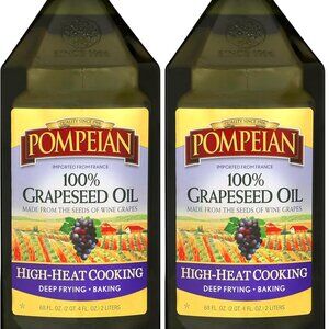 Grapeseed Oil 68oz Pack of 2 High Smoke Point for Cooking Baking Frying